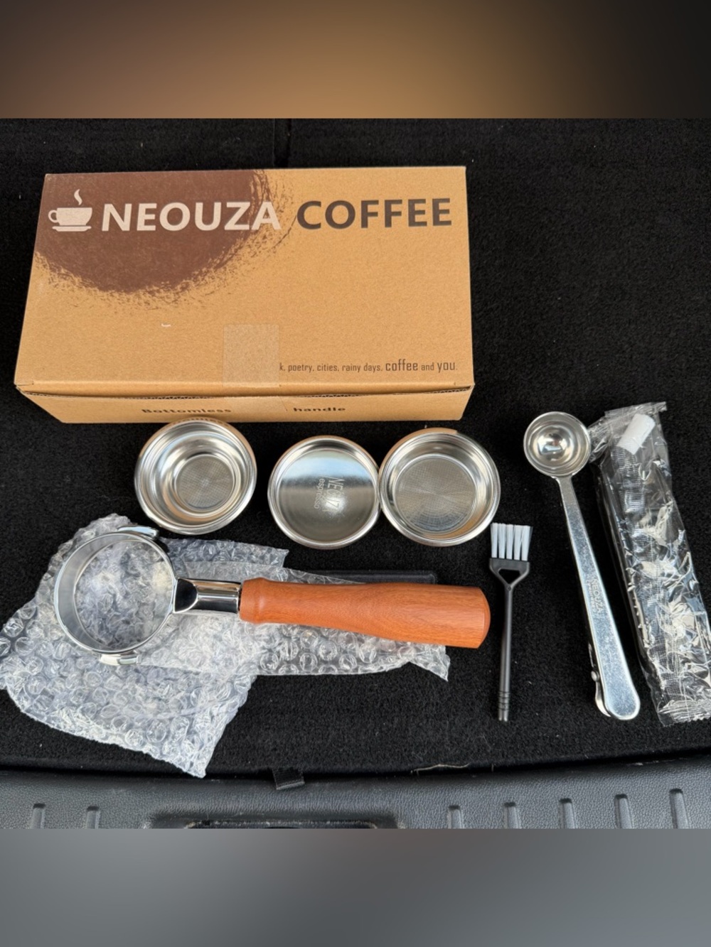 NEOUZA 58mm Bottomless Portafilter
